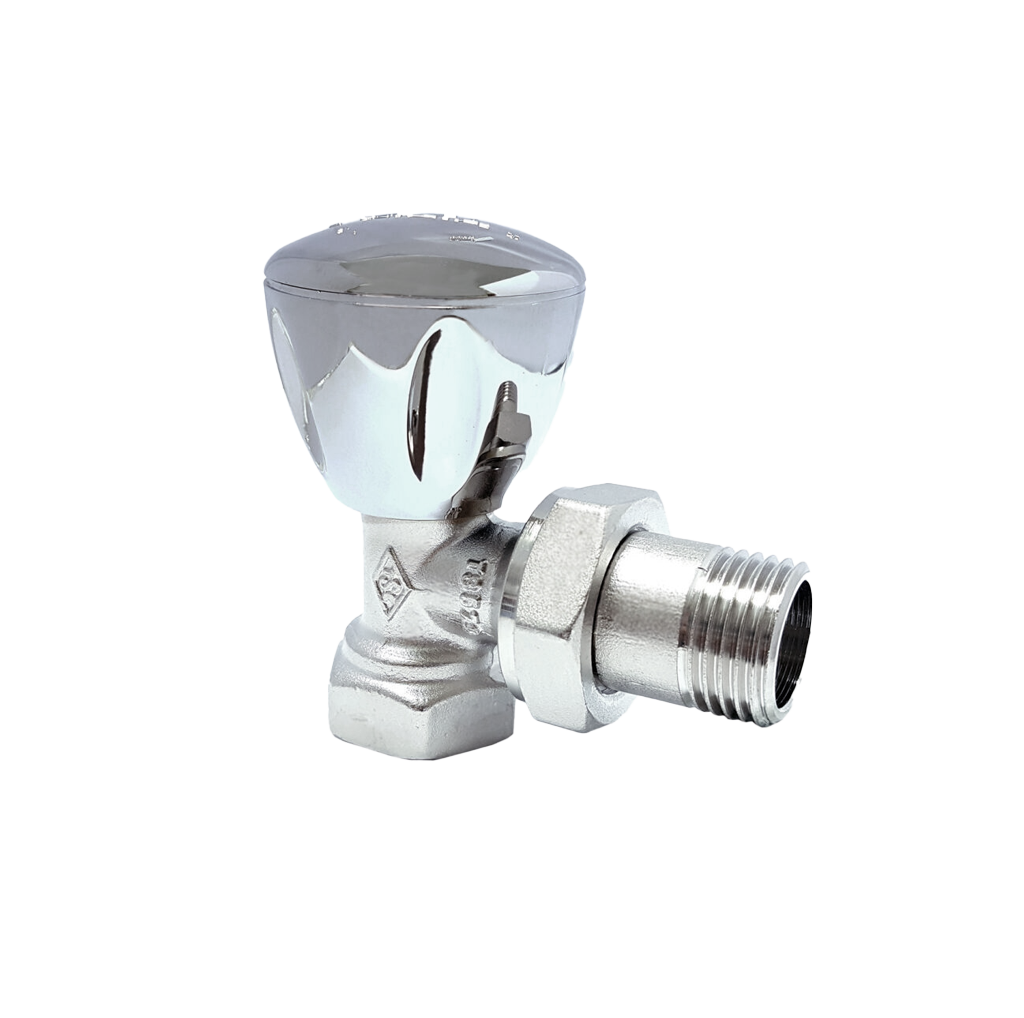 ECA RV3 Radyatör Valfi, Köşe, Krom - 1/2 - 602120749