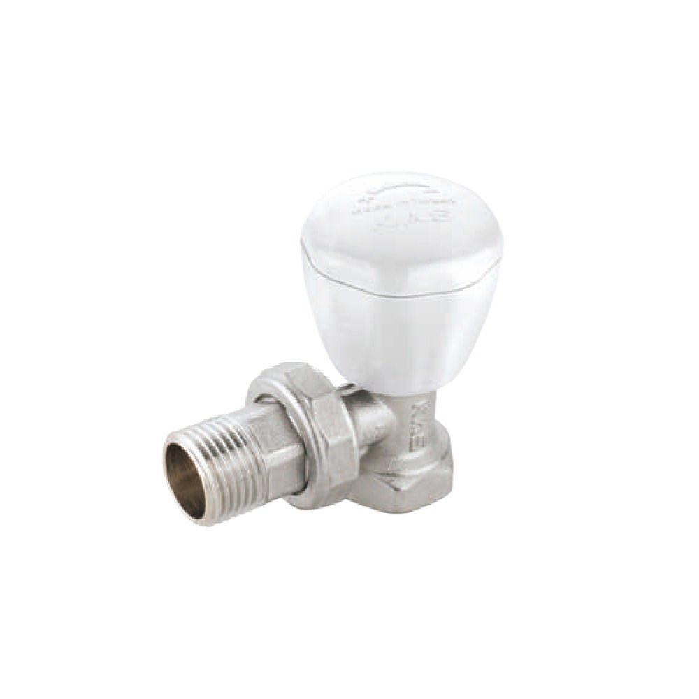 K.A.S. TİP6 Radyatör Vanası - Köşe, Rakorlu -1/2''