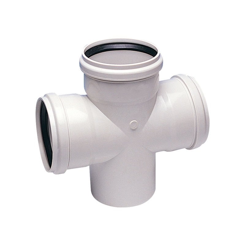 Kalde PVC-U Çift Çatal 87° - 110 x 110