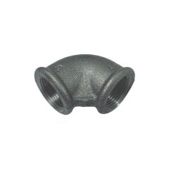 Ekpaş Siyah Dişli Dirsek 90° - 1/2''