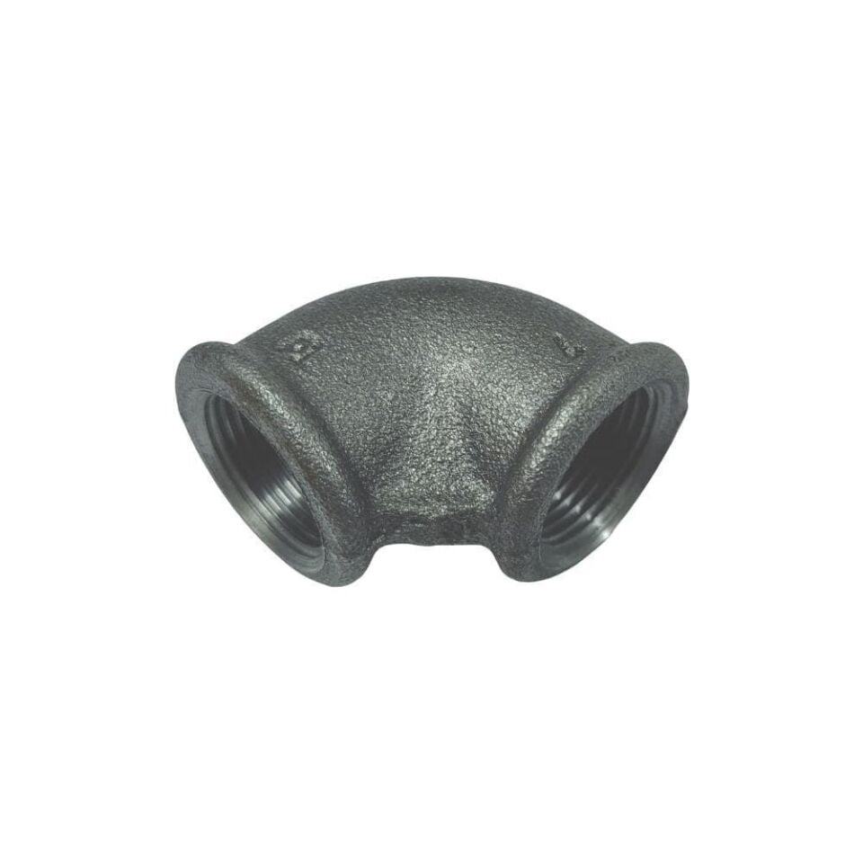 Ekpaş Siyah Dişli Dirsek 90° - 11/2''