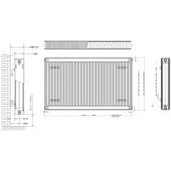 Daikin 22 TIP Panel Radyatör PKKP 400 x 1600 mm