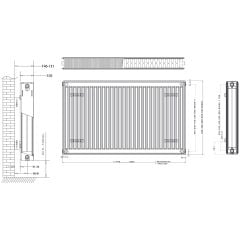 Daikin 22 TIP Panel Radyatör PKKP 600 x 1400 mm