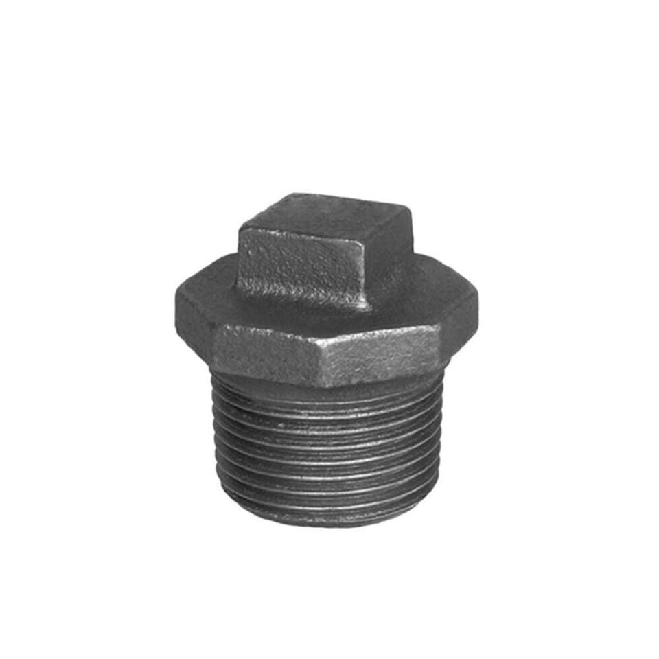 Trakya Döküm (Ekpaş) Siyah Kör Tapa (Dış Vidalı) - 21/2''