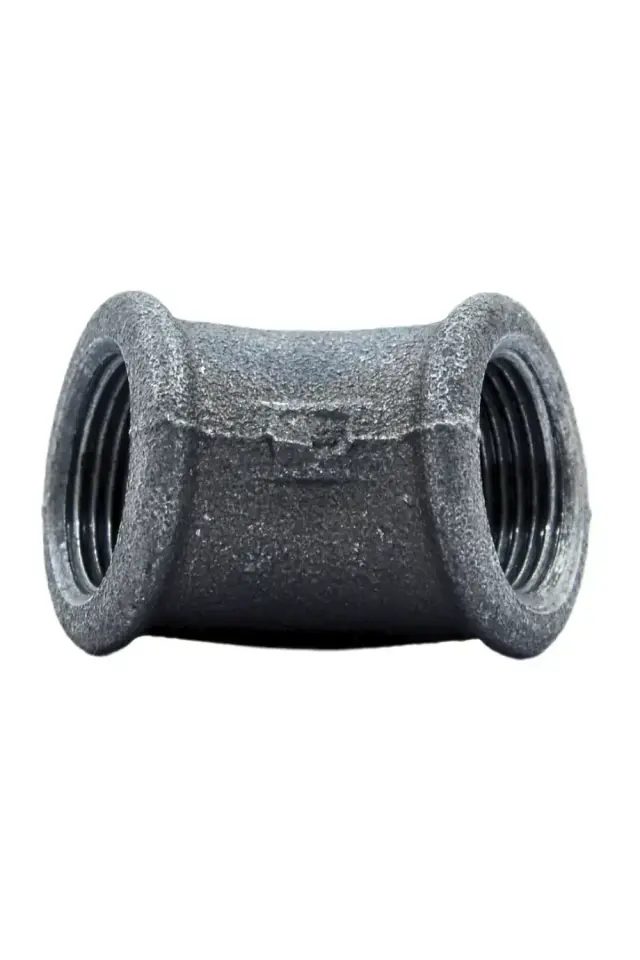 Trakya Döküm (Ekpaş) Siyah Dişli Dirsek 45° - 11/4''