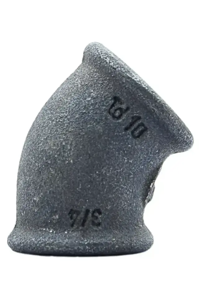 Trakya Döküm (Ekpaş) Siyah Dişli Dirsek 45° - 11/2''