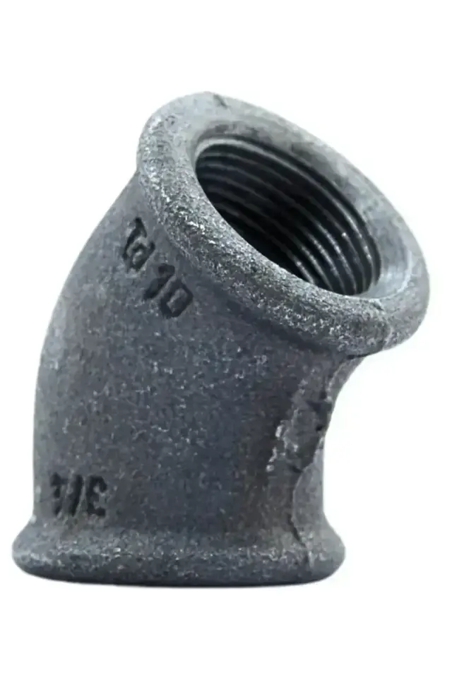 Trakya Döküm (Ekpaş) Siyah Dişli Dirsek 45° - 3''