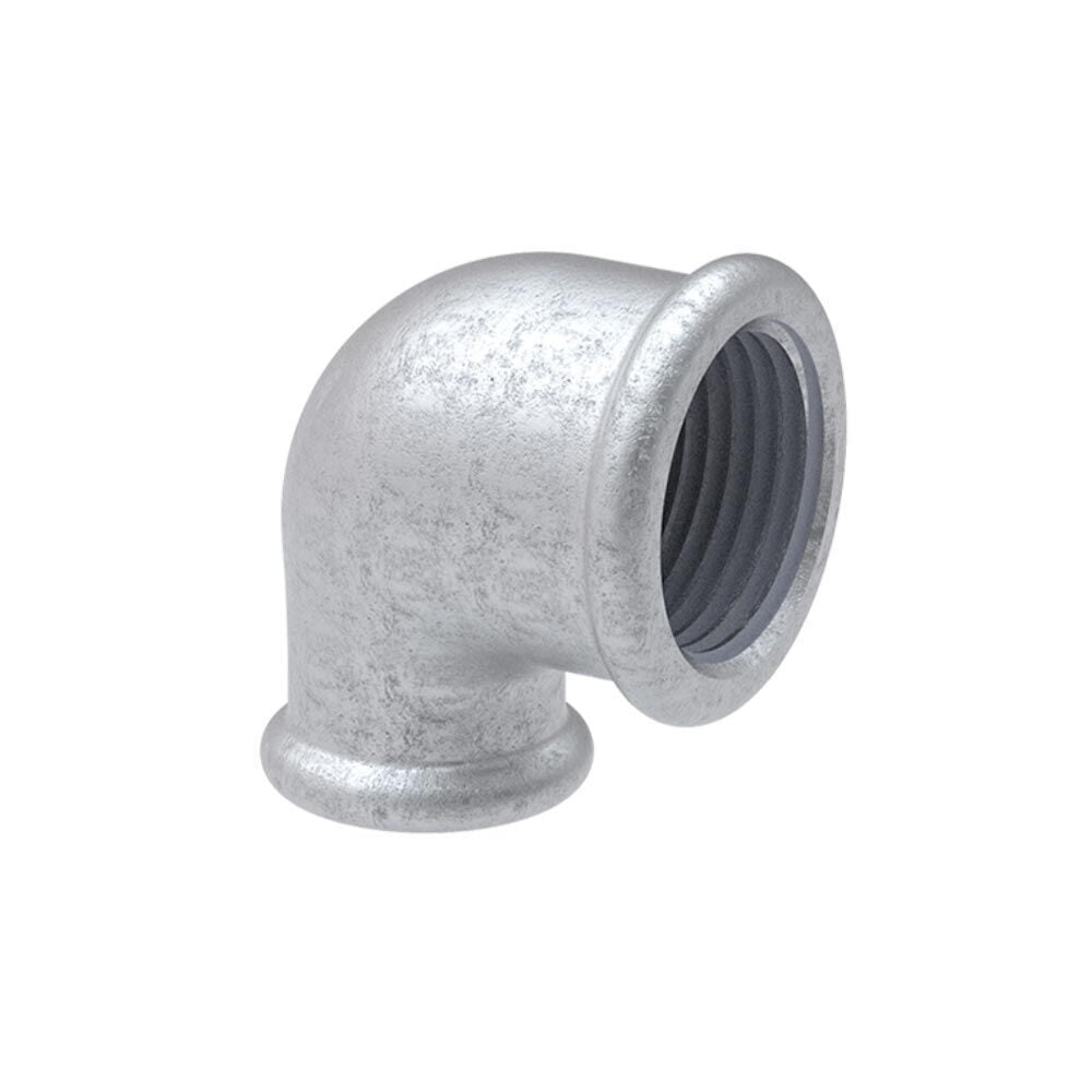 Trakya Döküm (Ekpaş) Galvaniz Dişli Redüksiyon Dirsek - 11/4'' x 1''