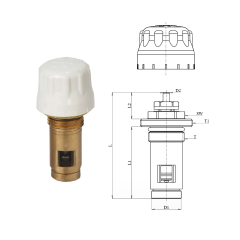 ECA İç Kompakt Ventil 41,3 mm - 602120624