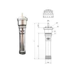 ECA İç Kompakt Ventil 87,2 mm - 602120737