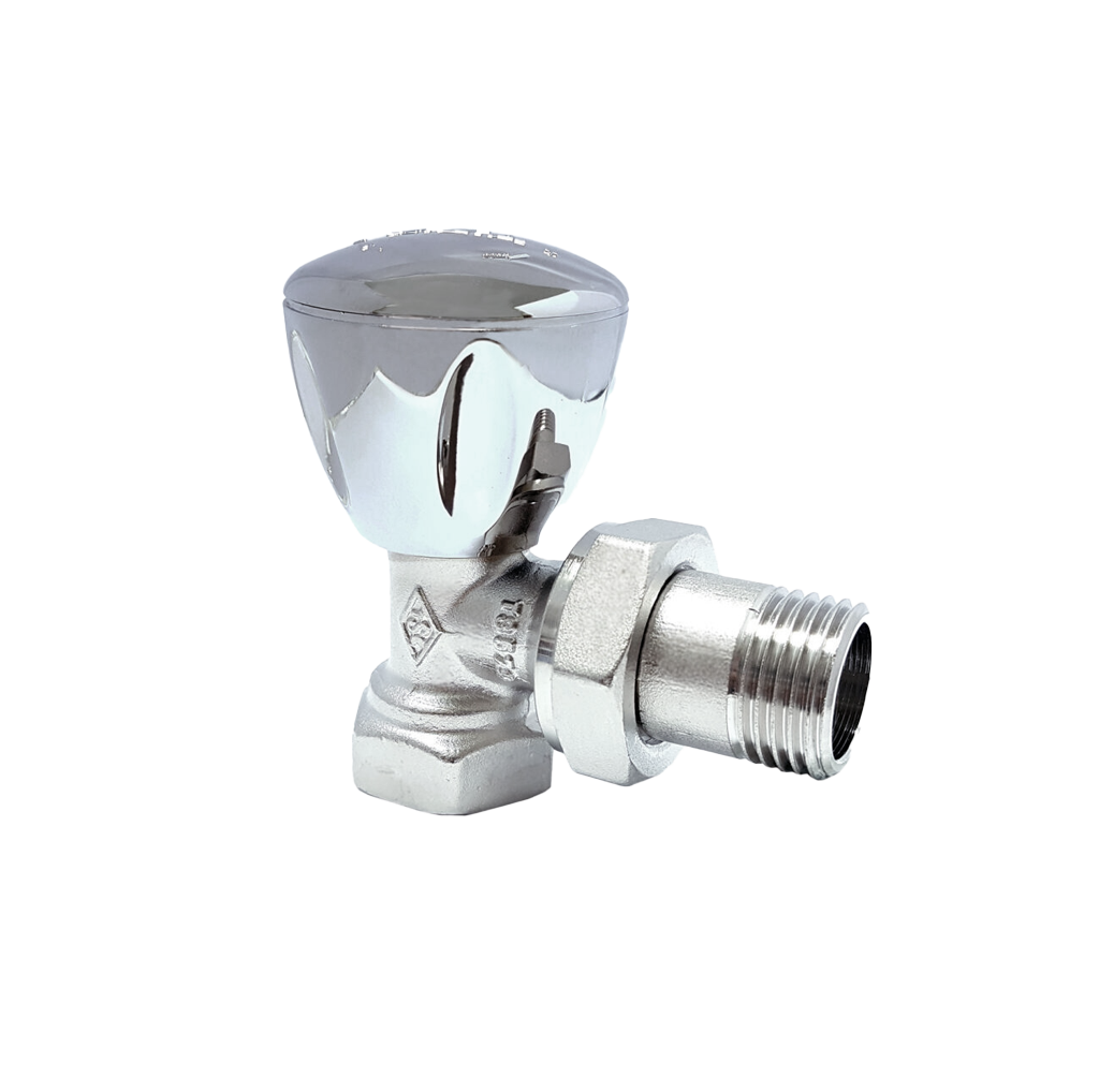 ECA RV3 Radyatör Valfi, Köşe, Krom - 1/2 - 602120749