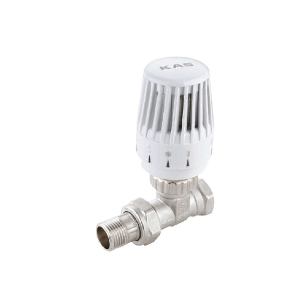 K.A.S. Düz Termostatik Vana - 1/2''