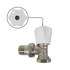 Kalde Köşe Radyatör Vanası Hafif Tip - 1/2''