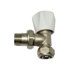 Kalde Köşe Radyatör Vanası PE-X Hafif Tip - 1/2''