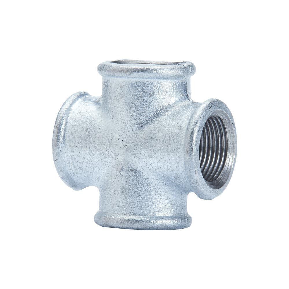 Trakya Döküm (Ekpaş) Galvaniz Dişli Kuruva Te - 1 x 3/4 x 3/4 x 3/4