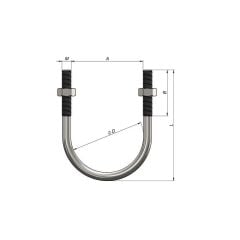 U-Bolt / U-Cıvata - 6''