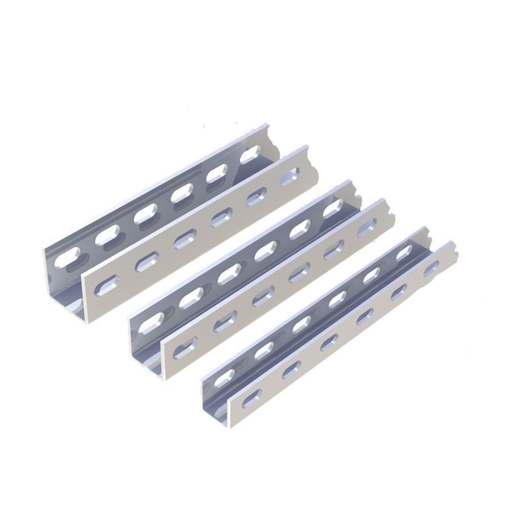 Perfore Kanal / U Tipi - 40x40x2.5 mm - Uzunluk 2 Metre