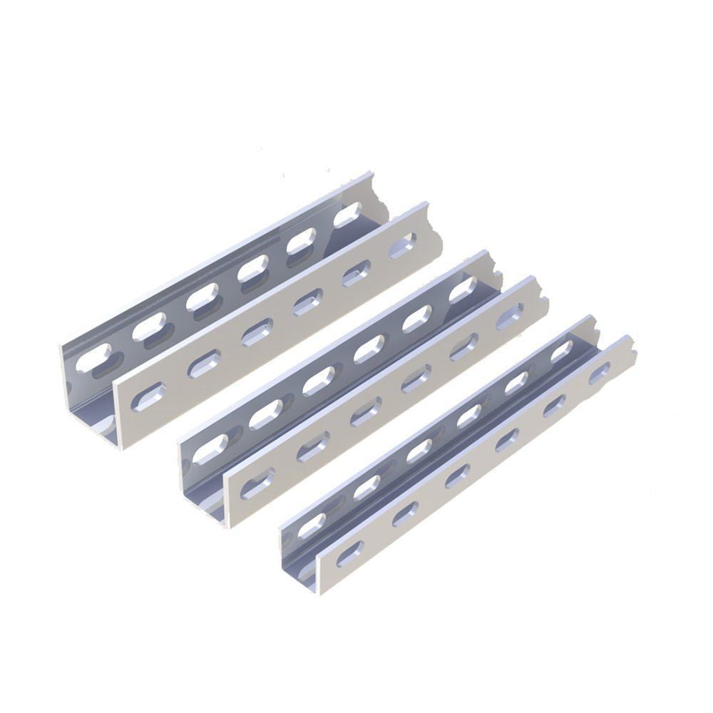 Perfore Kanal / U Tipi - 40x40x3.0 mm - Uzunluk 2 Metre