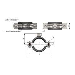 Somunlu Kelepçe - 1/4''