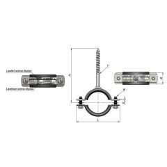 Uzun Trifonlu Kelepçe - 1/2''