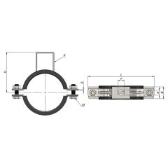 Ağır Yük Kafalı Kelepçe - 3/4''