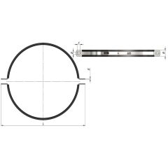 Havalandırma Kelepçesi  - 90 mm