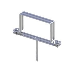 Kare Kelepçe / Trifonlu - 60 x 100 mm